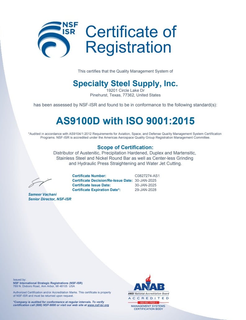 Certificate of Registration